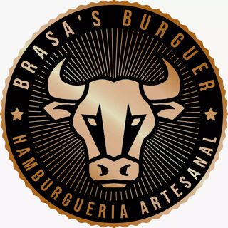 Logotipo Brasa's Burguer Artesanal 🍔