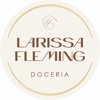 Logotipo Larissa Fleming Doceria